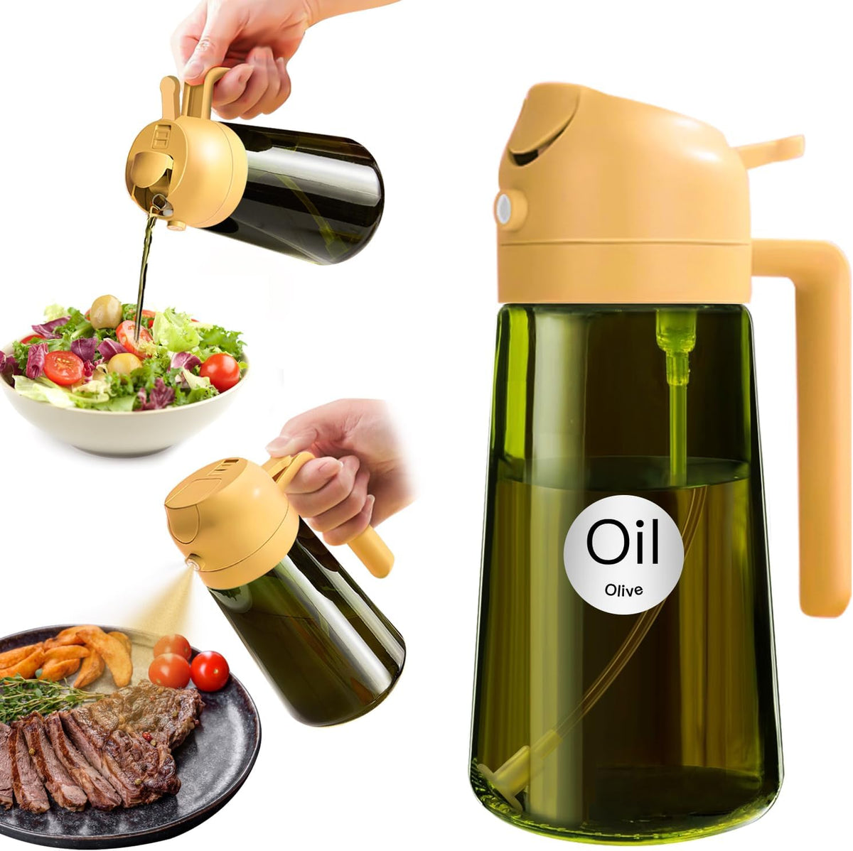 Precision Olive oil dispenser in orange