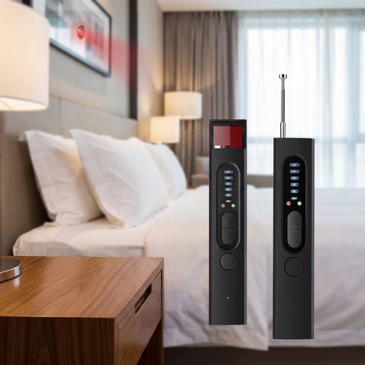 OptiGuard hidden camera detector by Dropora - compact design for travel