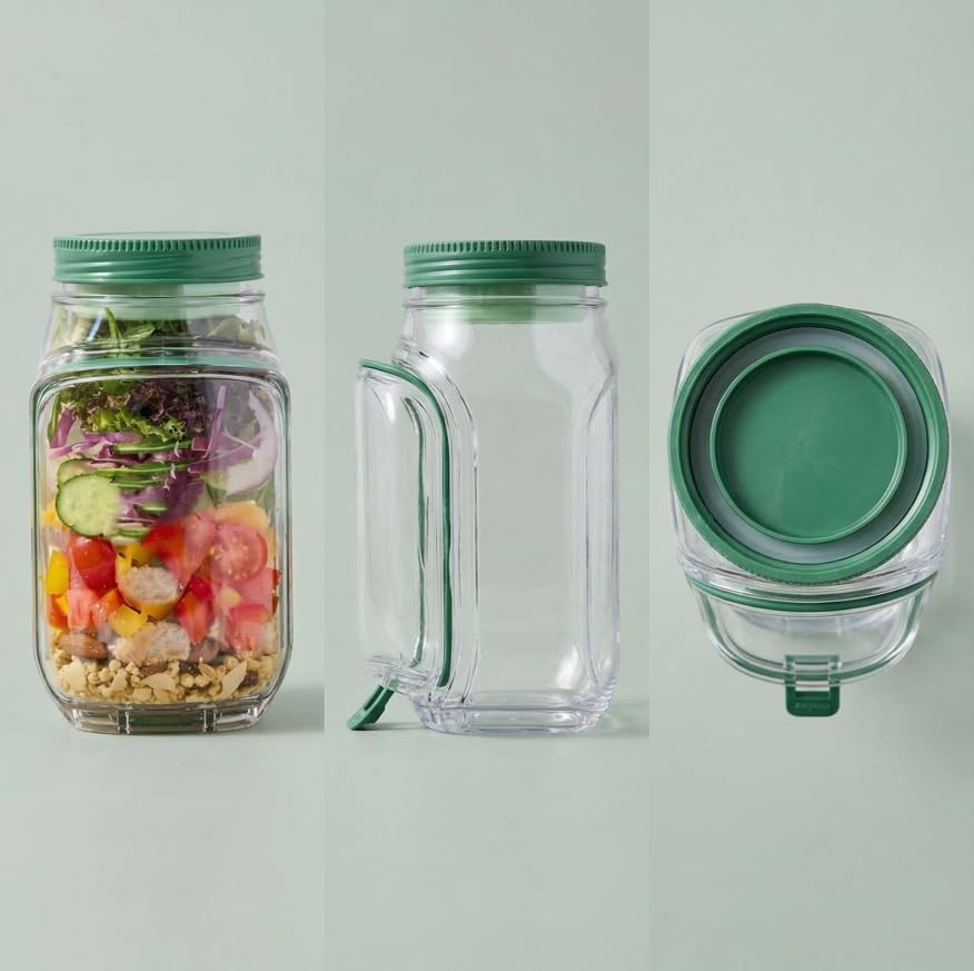 FreshPod by Dropora, compact salad container