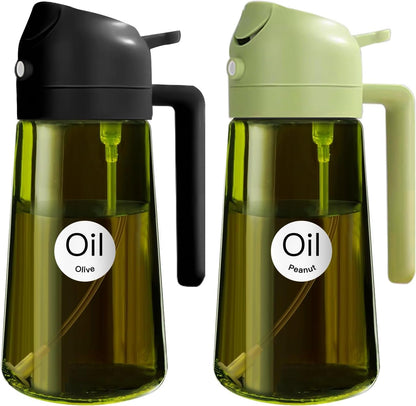 Precision Olive light-shielding oil and vinegar dispenser set
