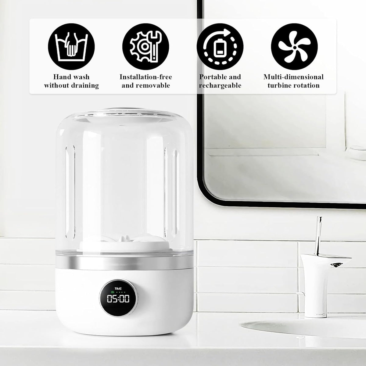 WashPod Mini portable washing machine by Dropora - photo 5