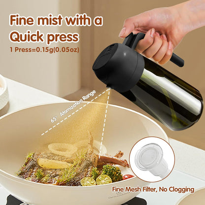 Precision Olive opaque oil dispenser blocking UV light