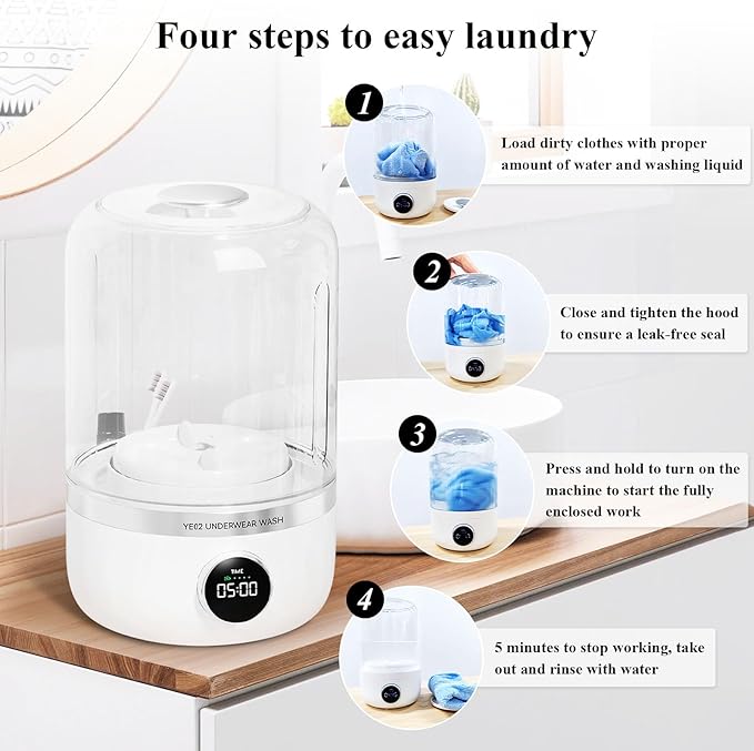 WashPod Mini portable washing machine by Dropora - photo 3
