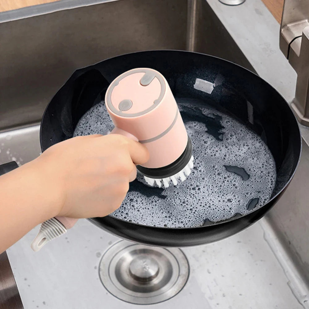 ProScrub Elite electric scrubber with rotating brush head