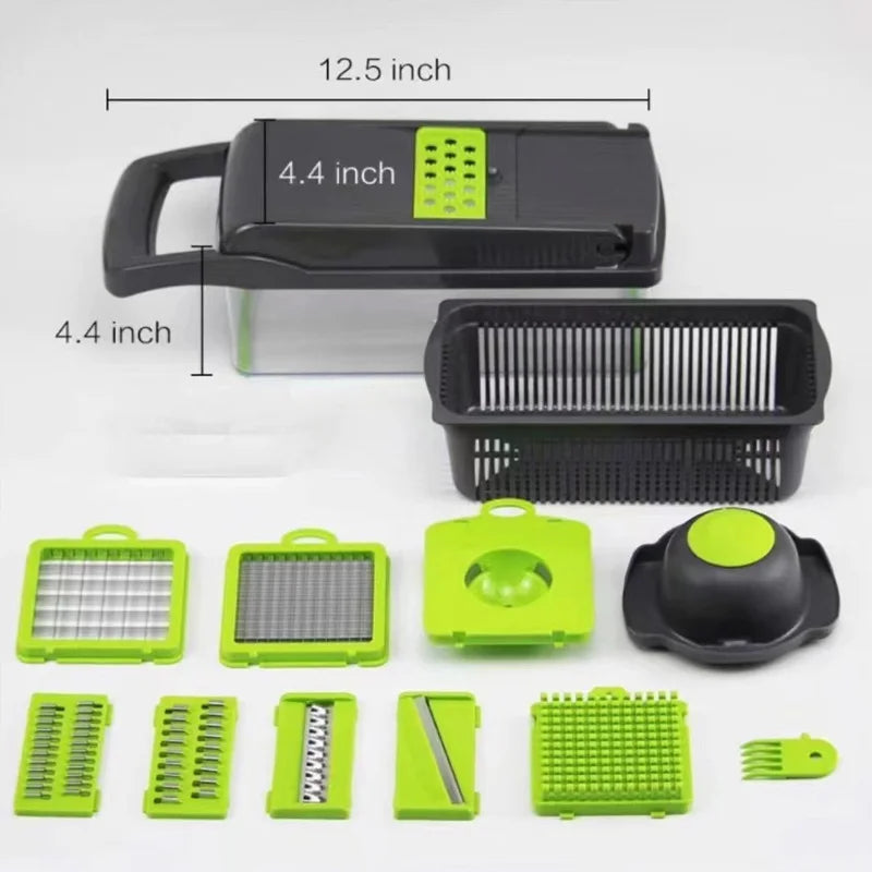 CulinaPro Chopper de Dropora, cortador de cocina con cuchillas afiladas y diseño compacto para picar verduras y ingredientes.