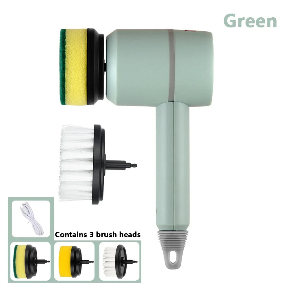 ProScrub Elite cordless scrubber reaching corners and surfaces