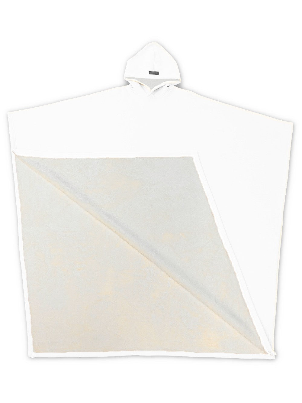 AuraDrape wearable hooded blanket in White