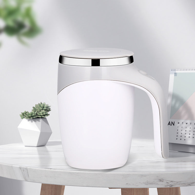 OrbitMix self-stirring mug for coffee, tea, and protein shakes