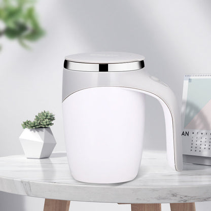 OrbitMix self-stirring mug for coffee, tea, and protein shakes